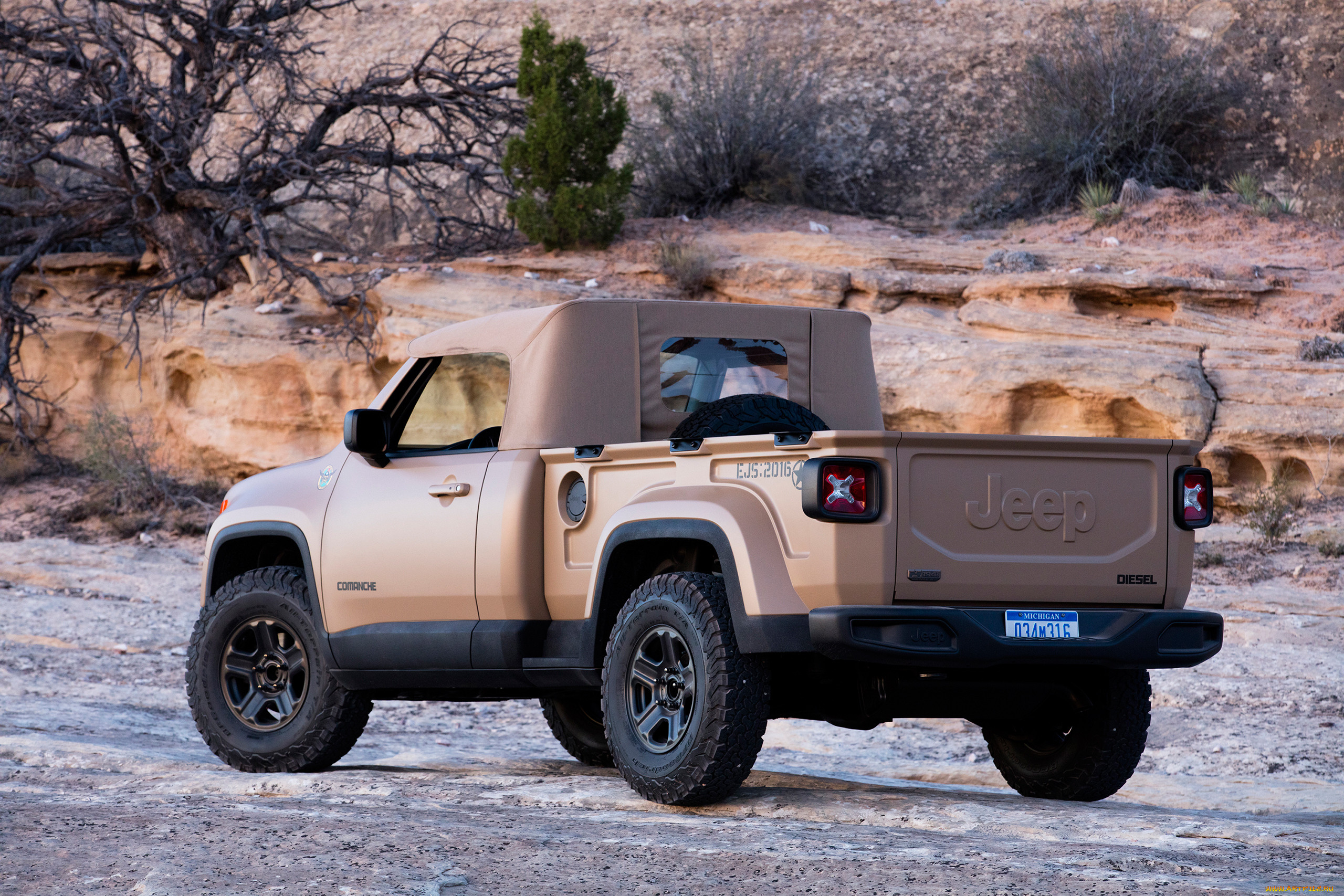 jeep wrangler comanche pickup truck 2016, , jeep, truck, wrangler, pickup, comanche, 2016